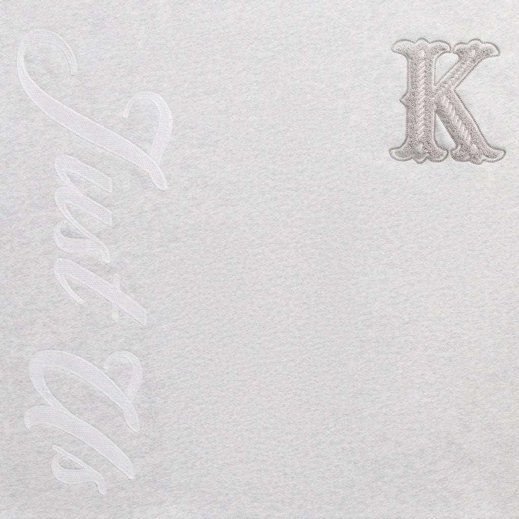 Kith Varsity Lawson Crewneck - Light Heather Grey