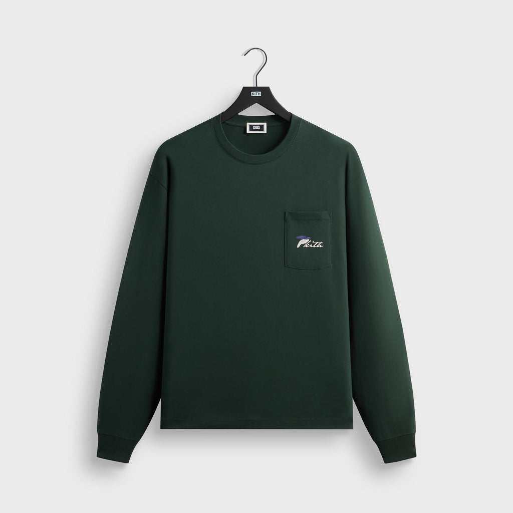 Kith Winter Tailbird Long Sleeve Pocket Tee - Stadium