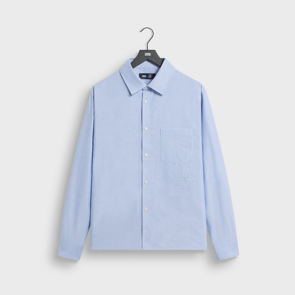 Kith for the New York Yankees Oxford Deon Overshirt - Equilibrium
