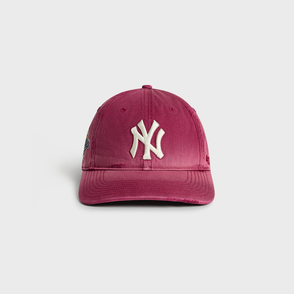 Kith & ‘47 for the New York Yankees Sun Faded Franchise LS Cap - Garnet