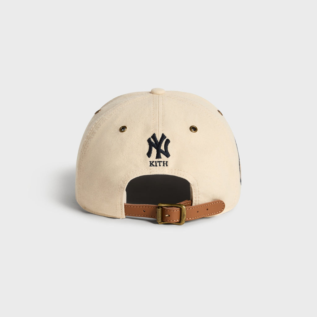 Kith & '47 for the New York Yankees Clean Up Duck Canvas Long Visor Cap - Sandrift