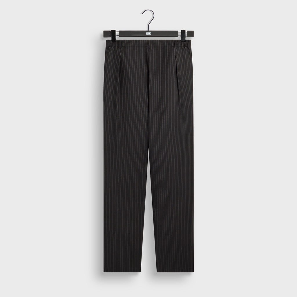 Kith Pinstripe Idris Pant - Black