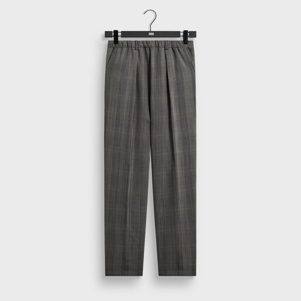 Kith Glen Plaid Idris Pant - Ember