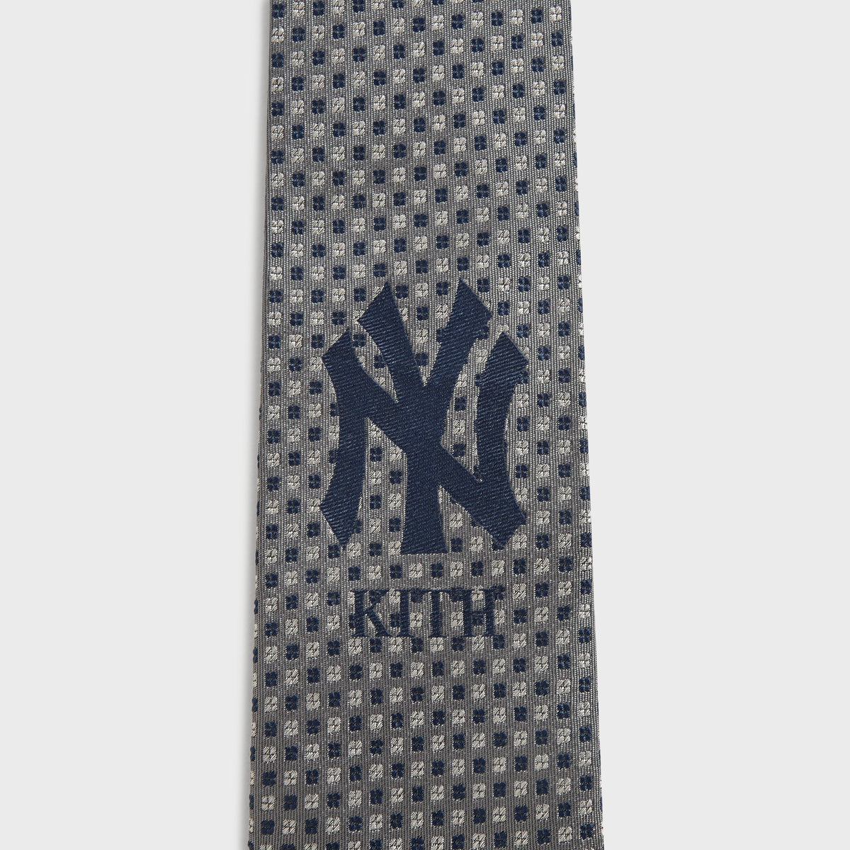 Kith for the New York Yankees Silk Foulard Tie - Skyscraper