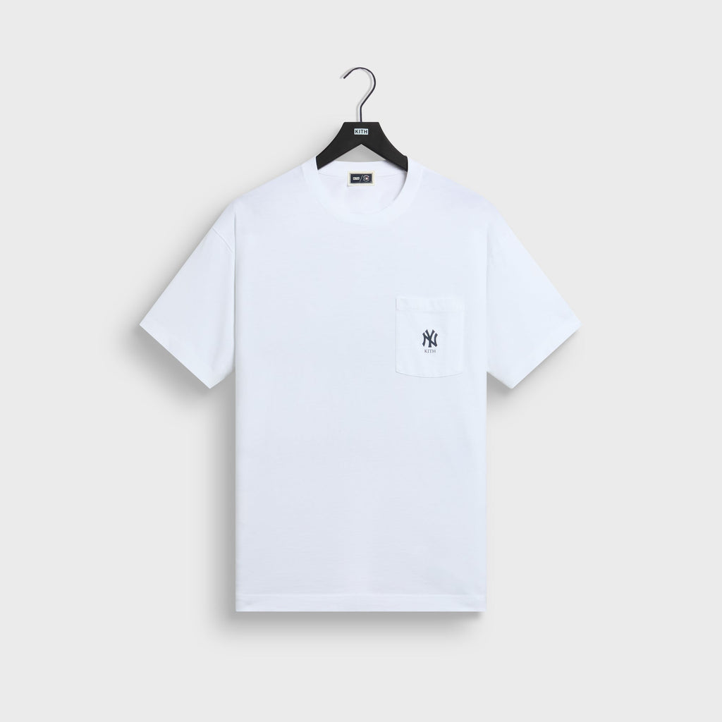 Kith for the New York Yankees Crest Pocket Tee - White