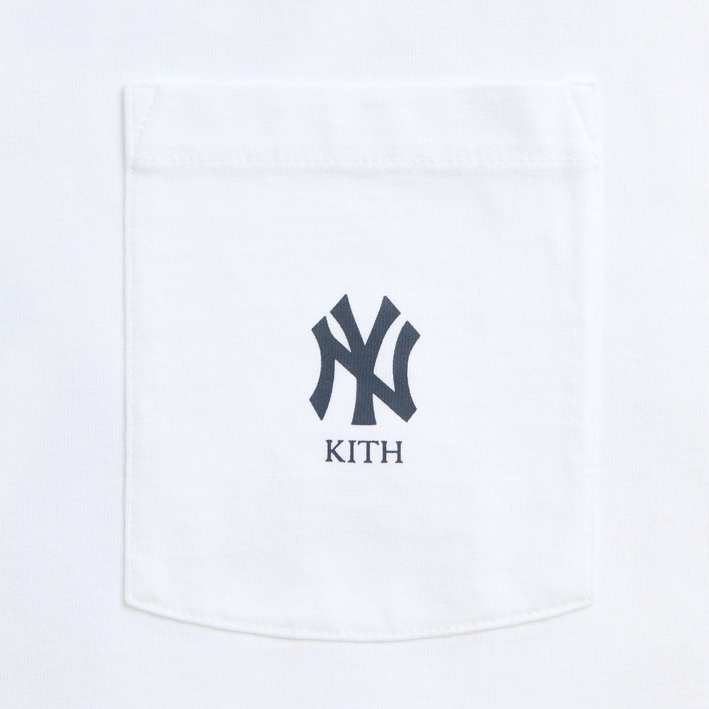 Kith for the New York Yankees Crest Pocket Tee - White
