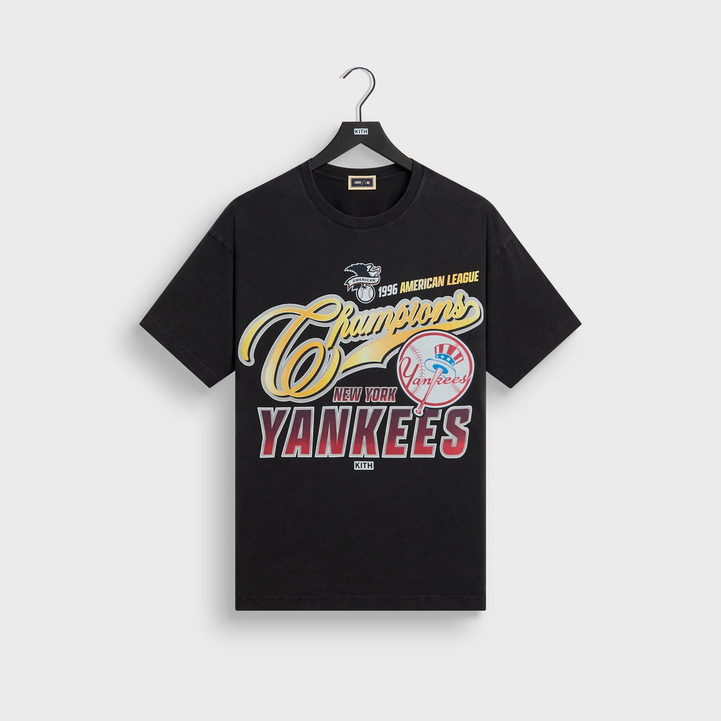 Kith for the New York Yankees Champions Vintage Tee - Black