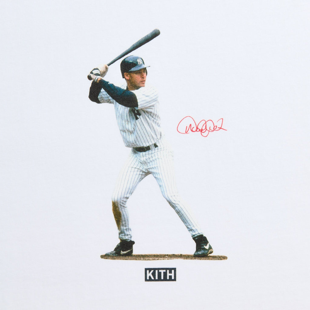 Kith for the New York Yankees Derek Jeter At Bat Vintage Tee - White