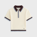 Kith Women Taylen Basketweave Sweater Polo - Nano
