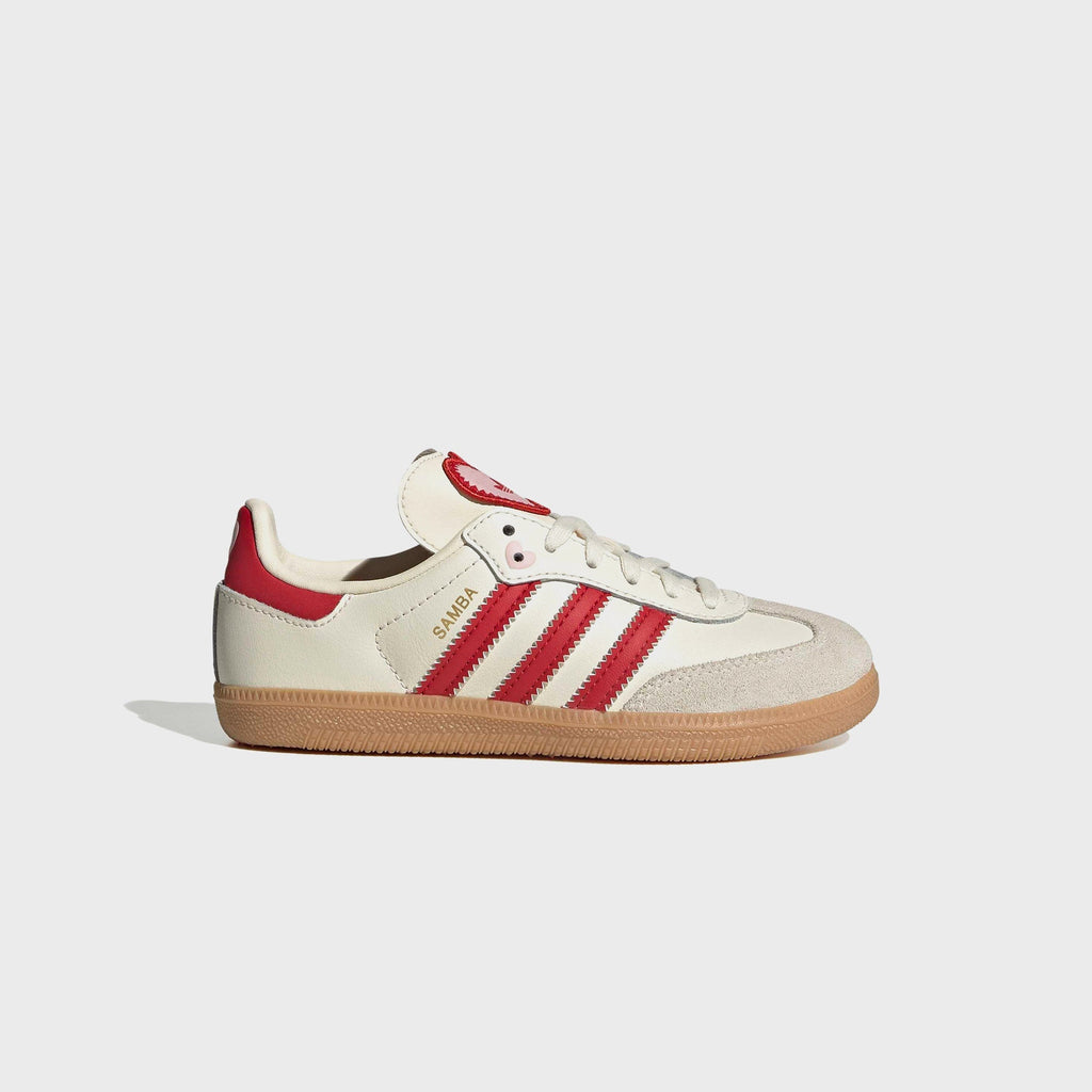 adidas PS Samba OG - Cream White / Better Scarlet / Gum 3