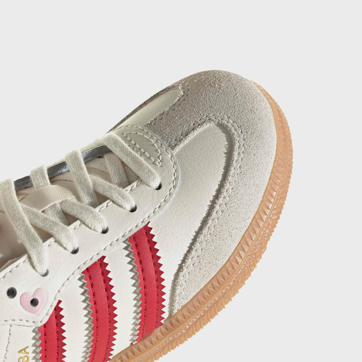 adidas PS Samba OG - Cream White / Better Scarlet / Gum 3