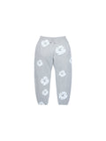 Kids Cotton Wreath Sweatpants Grey
