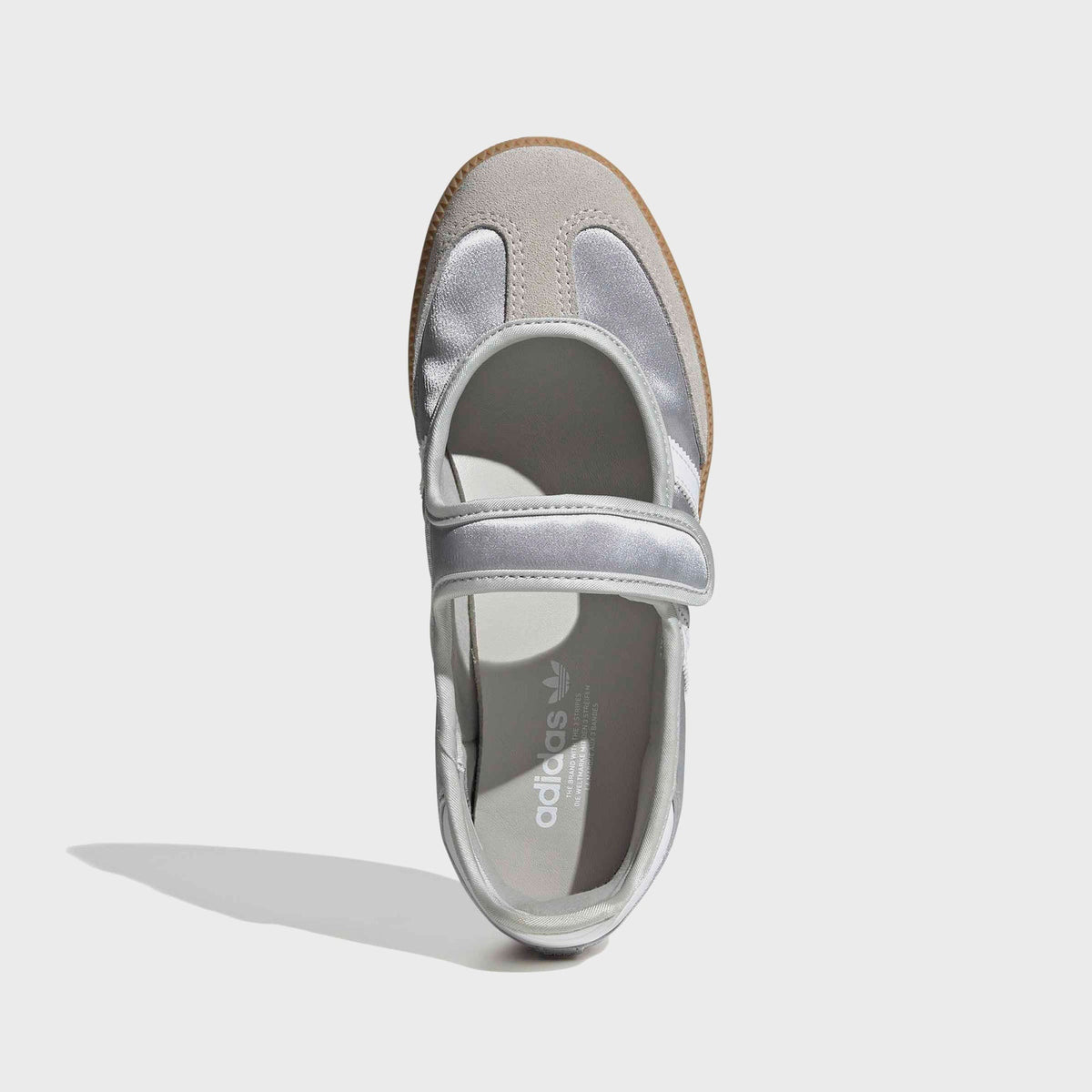 adidas GS Samba Jane - Silver Metallic / Cloud White / Gum