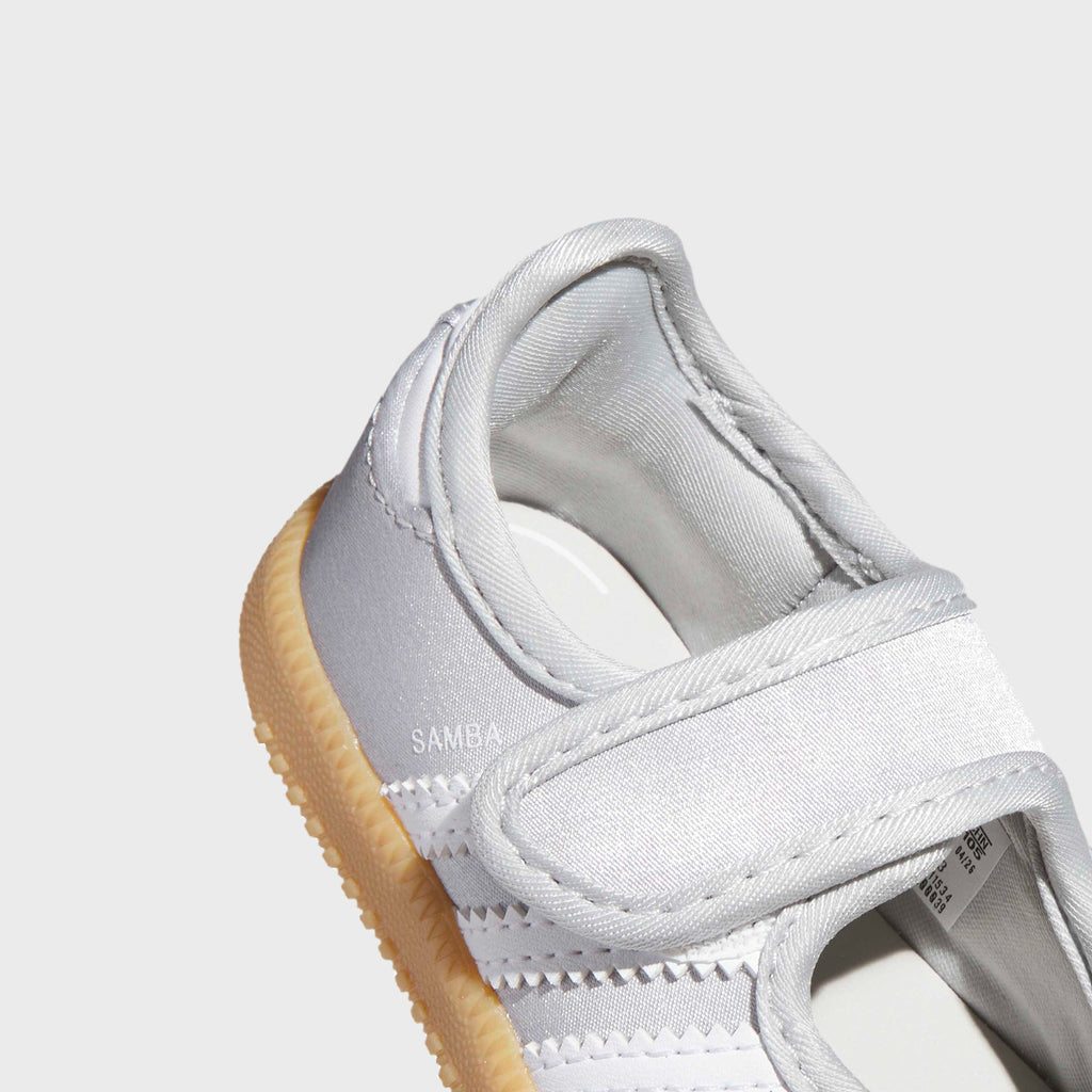 adidas TD Samba Jane - Silver Metallic / Cloud White / Gum