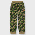 Kids ABC Camo Ape & Milo One Point Sweat Pants - Green