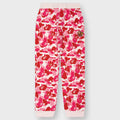 Kids ABC Camo Ape & Milo One Point Sweat Pants - Pink