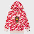Kids ABC Camo Baby Milo Pullover Hoodie - Pink