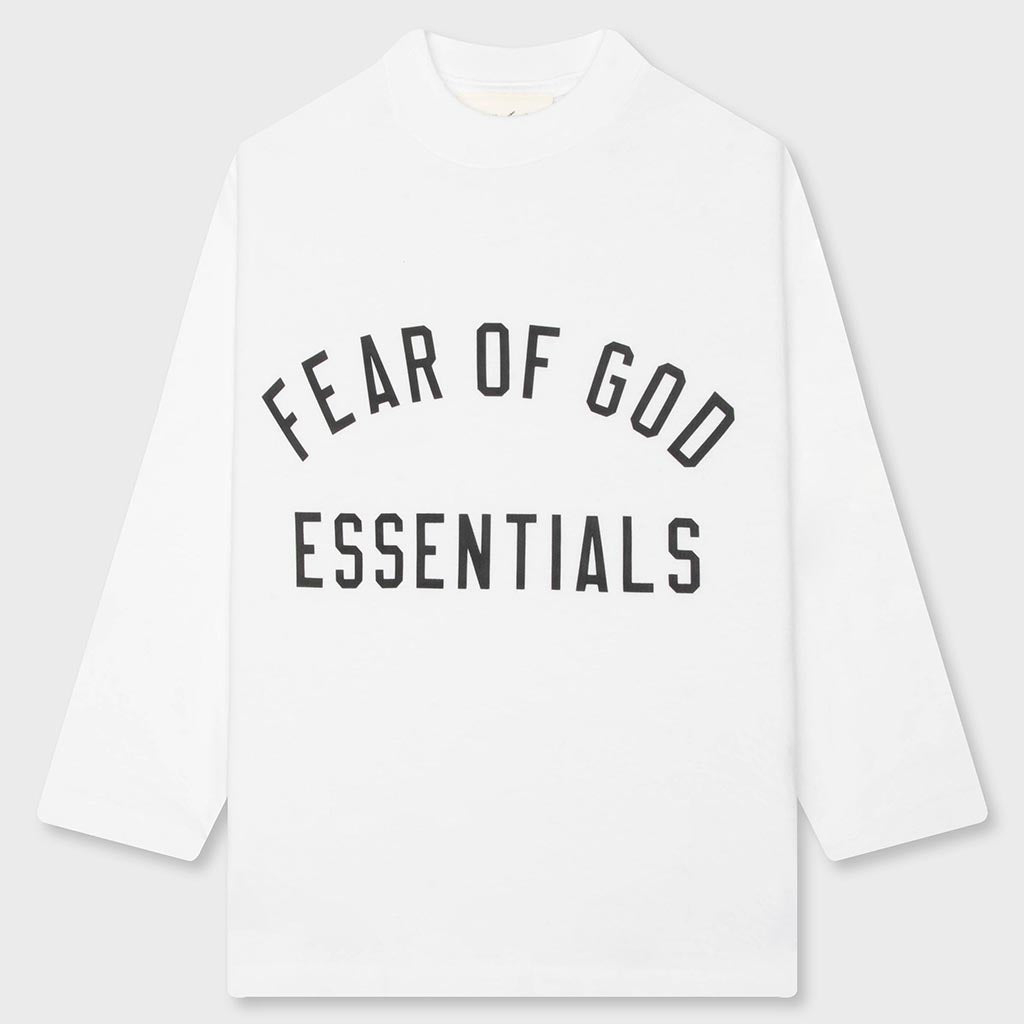 Kids Classic Long Sleeve Tee - Bright White