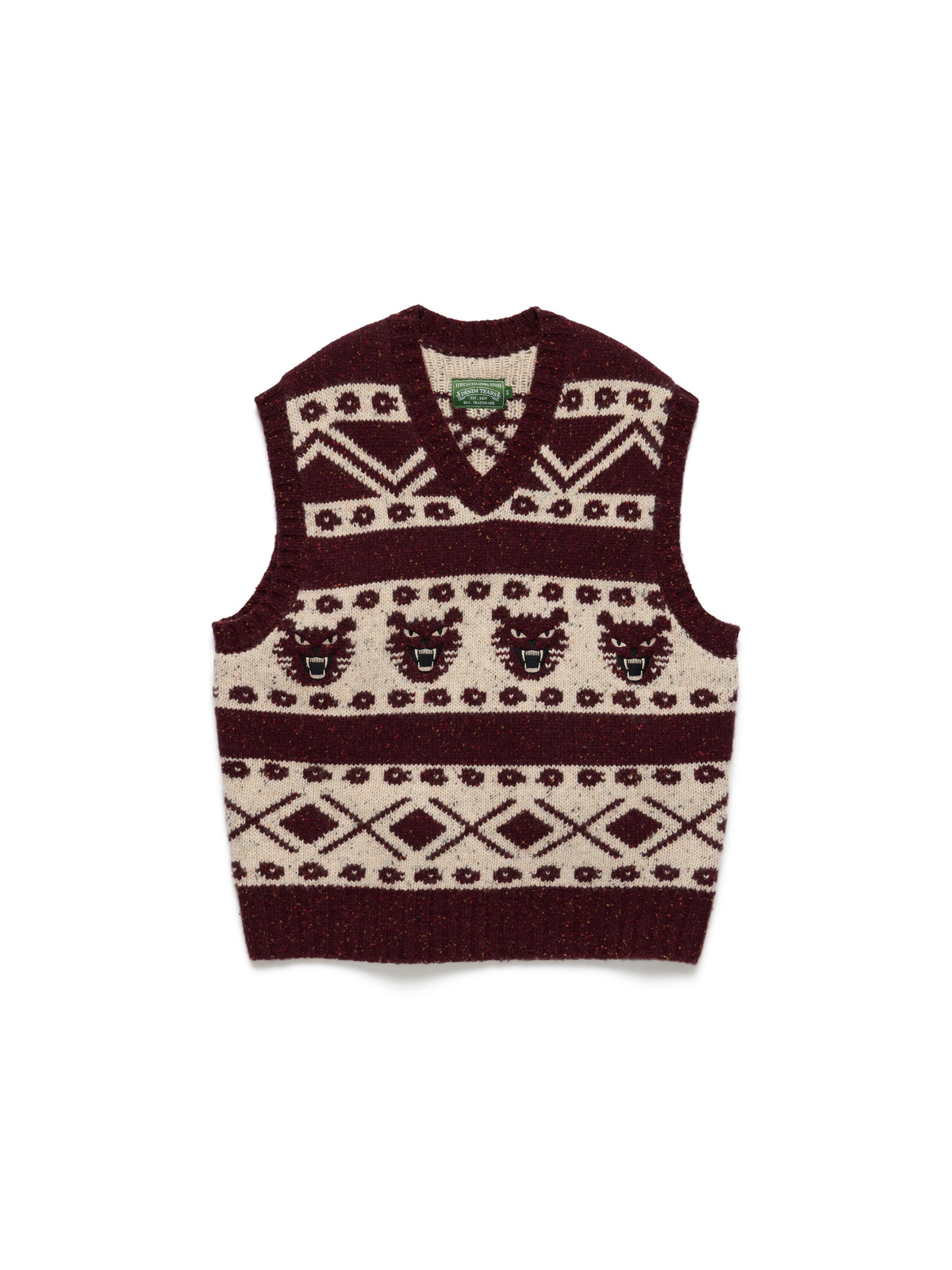 Panther Knit Sweater Vest