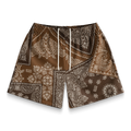 Brown Porcelain Shorts