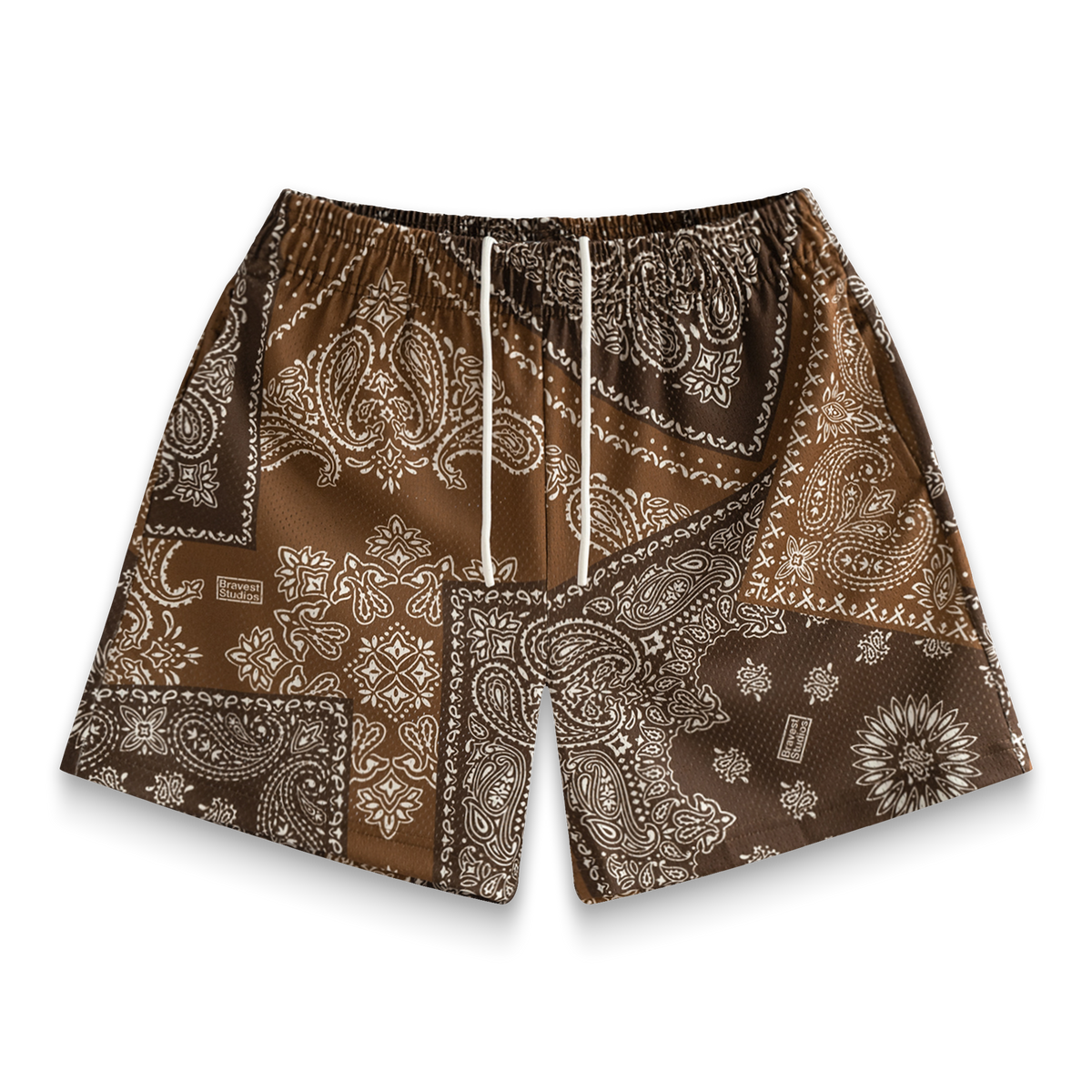 Brown Porcelain Shorts