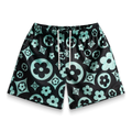 Menthol Flower Shorts