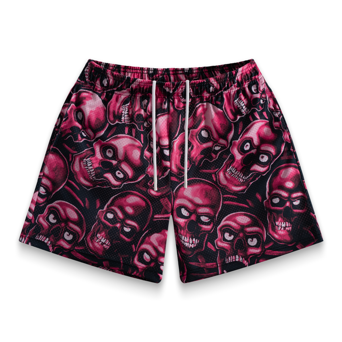 Red Skully Shorts