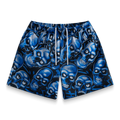 Blue Skully Shorts