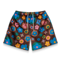 Flower Shorts Brown Multi