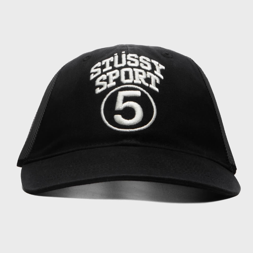Sport 5 Trucker Cap - Black