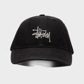 Washed Basic Stussy Cap - Black