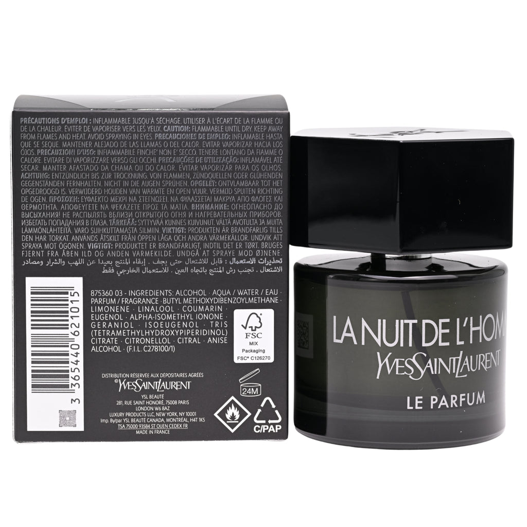 La Nuit de L'Homme Le Parfum by Yves Saint Laurent EDP 2.0 oz New in Box