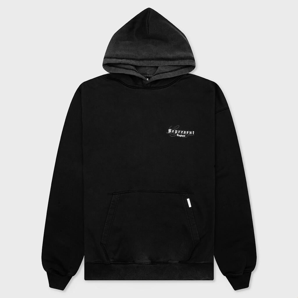 Legacy Overprint Hoodie - Vintage Black