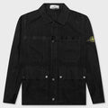 Lino Nylon Tela Field Jacket - Black