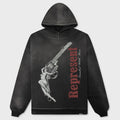 Loaded With Love Hoodie - Stained Black