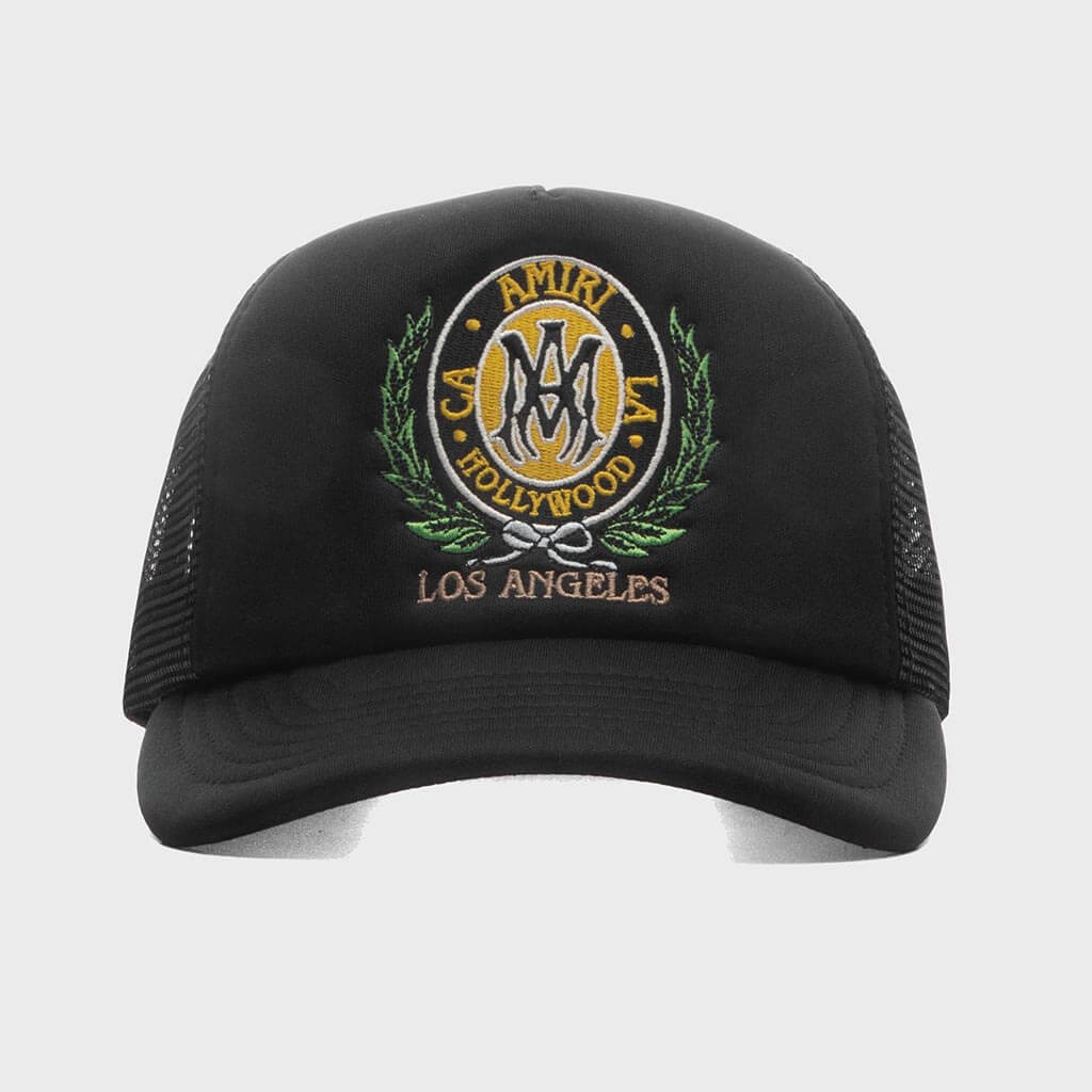 MA Crest Foam Trucker Hat - Black