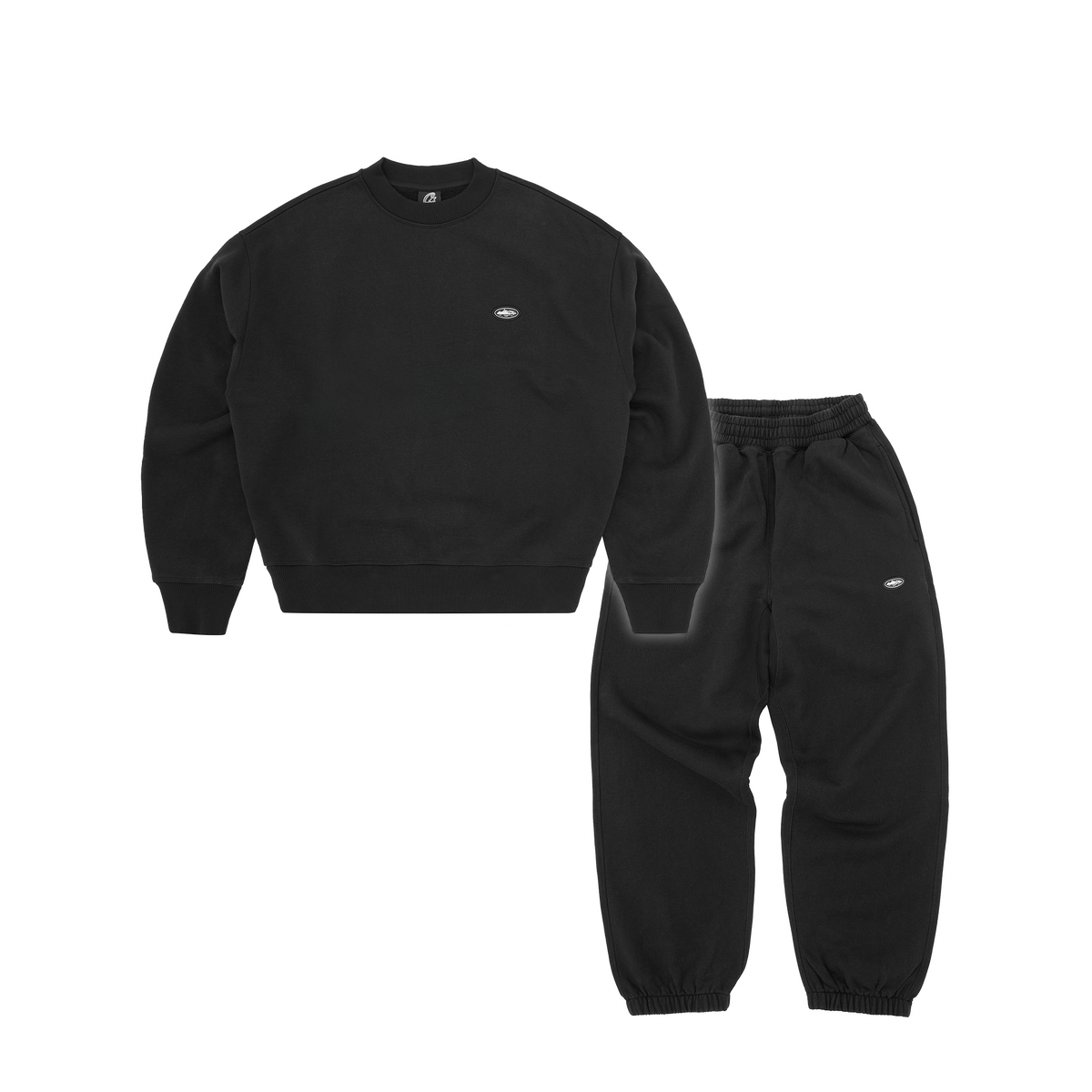 MINI ISLAND CREWNECK TRACKSUIT [BLACK]