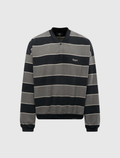 CALIFORNIA STRIPED HENLEY SWEATER