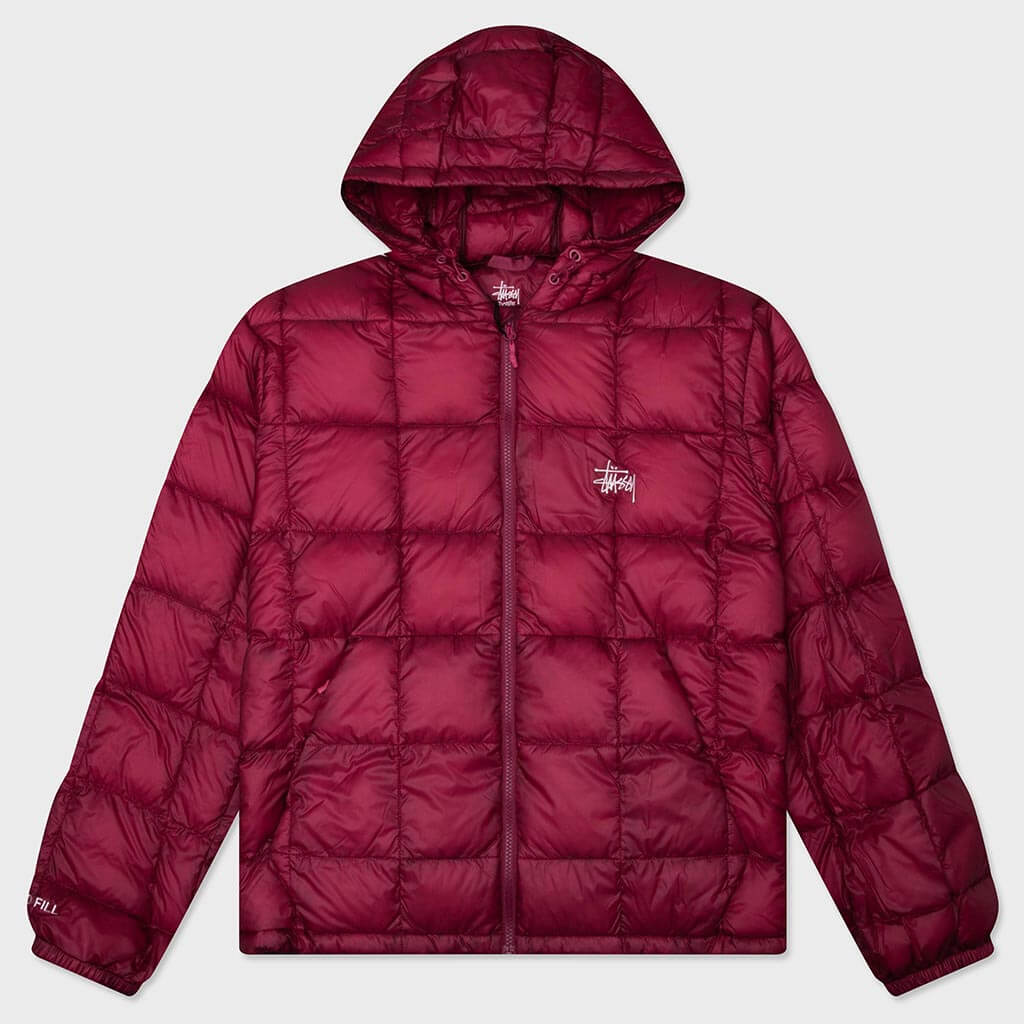 Midweight Hooded Puffer Jacket - Fucshia