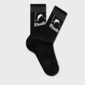 Moonlight Outline Sock - White/Black