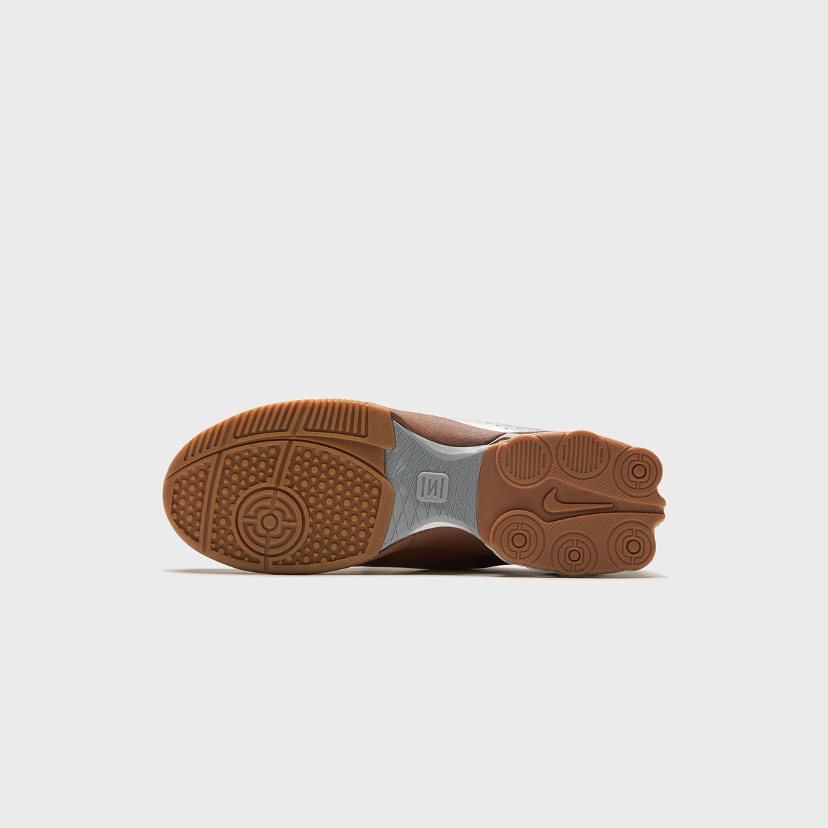 Nike T90 Shox Magia Qs - Pecan / Metallic Silver / Rustic / Gum Med Brown