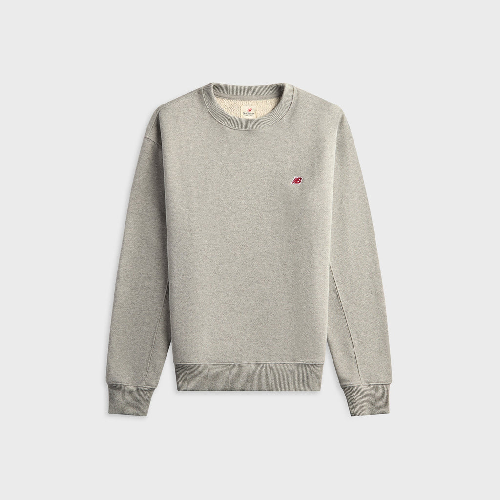 New Balance Made in USA Core Crewneck Sweatshirt - Athletic Grey