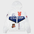 Anthem Jacket - White/Deep Royal Blue