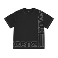 OUTLINE HEAVYWEIGHT TEE [BLACK]