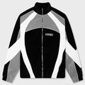 Oversized Panel Track Jacket - Black
