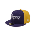 PIRATE RADIO NEW ERA FITTED CAP [PURPLE/GOLD]