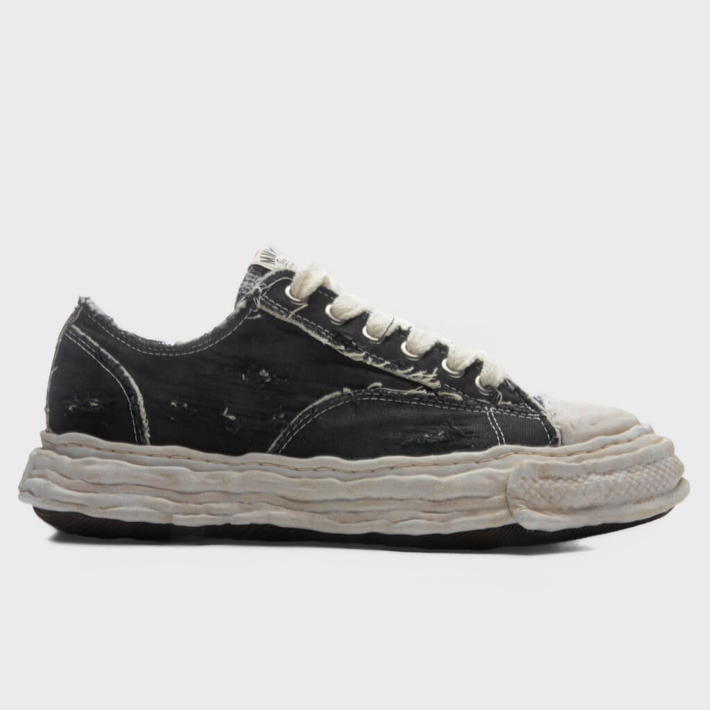 Peterson 23 Low OG Sole Ripped Over Dyed Canvas - Black