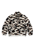 Polar Fleece Half Zip Jacket Snow Camo
