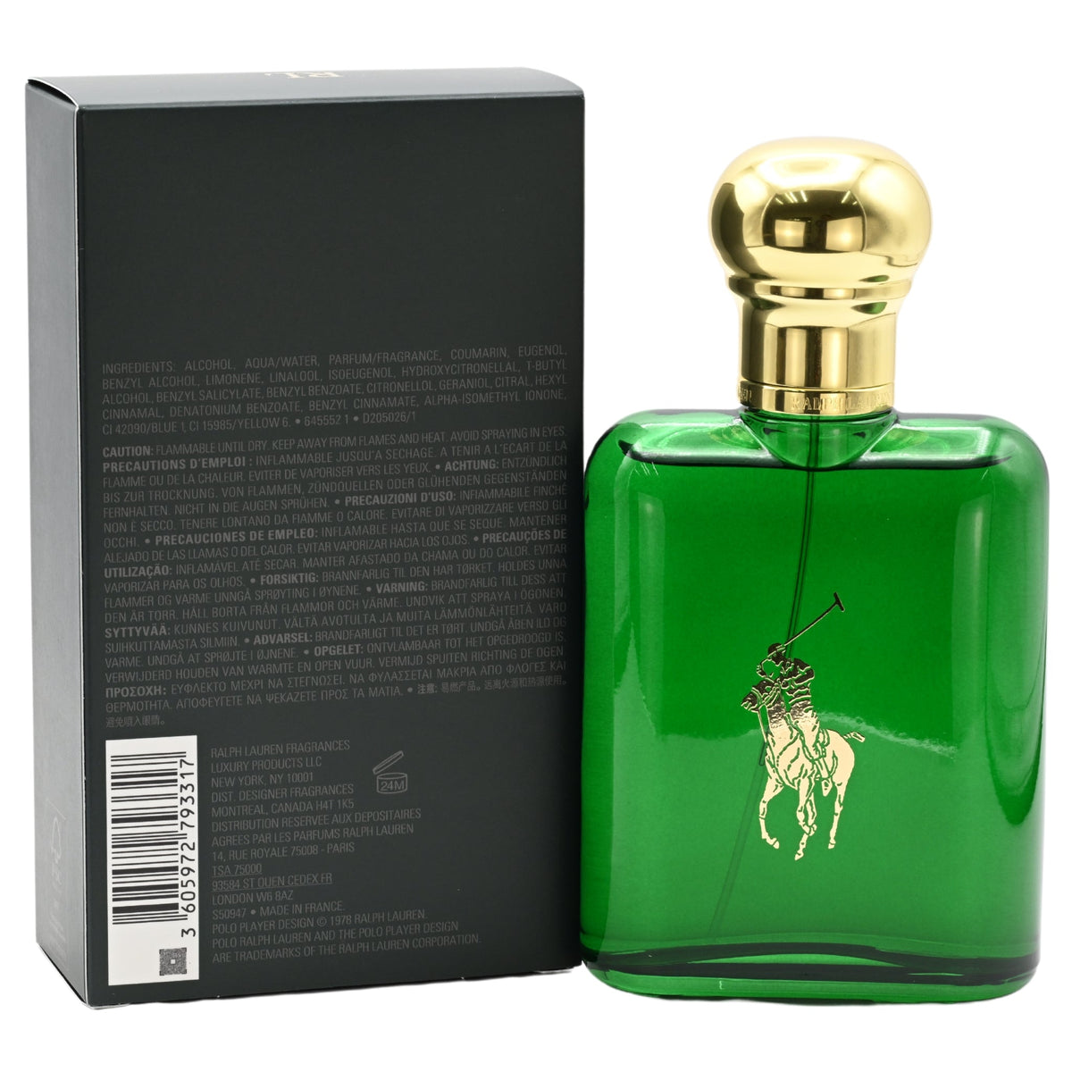 Polo Green by Ralph Lauren cologne for men EDT 4.2 oz New in Box