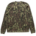 Stussy Raglan Thermal Basic Stock - Tree Bark Camo